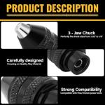 15PCS Keyless Drill Chuck Collet Set for Dremel