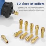 28pcs Drill Chuck Collet Set for Dremel