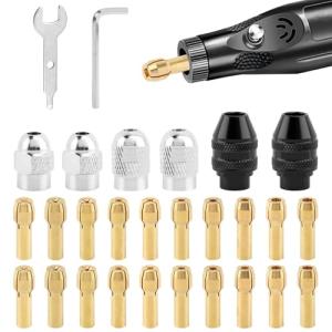 28pcs Dremel Drill Chuck Collet Set