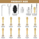 28pcs Dremel Drill Chuck Collet Set