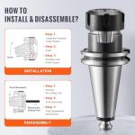 VEVOR 25-Piece ER32 Spring Collet Set