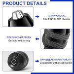 15-Piece Drill Chuck Collet Set for Easy Use