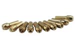 Brass Collet Set for Rotary Tools - 10 Pieces