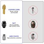 15-Piece Drill Chuck Collet Set for Easy Use