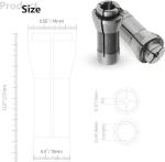 Murtenze 4 Pack Die Grinder Collet Adapter Set