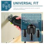 Dreyoo Collet and Nut Kit for Spiral Saws