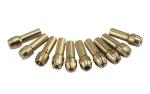 Brass Collet Set for Rotary Tools - 10 Pieces