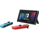 Nintendo Switch with Bright Blue and Red Joy-Con
