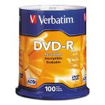 Verbatim 100 Pack DVD-R Blank Discs