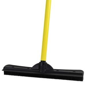 FURemover Pet Hair Rubber Broom with Squeegee