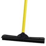 FURemover Pet Hair Rubber Broom with Squeegee