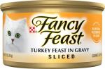 Fancy Feast Sliced Turkey Cat Food in Gravy
