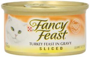 Fancy Feast Sliced Turkey Cat Food in Gravy