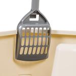 Large Cat Litter Box with High Sides and Scoop