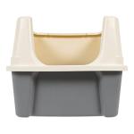 Large Cat Litter Box with High Sides and Scoop