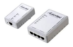 Powerline Ethernet Adapter and 4-Port Hub Kit