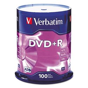 Verbatim DVD+R Blank Discs - 100 Pack