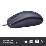 Logitech B100 Black Wired Mouse for Pets