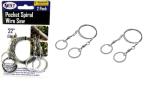 2-Pack Survival Wire Saw for Emergency & Outdoor Use