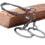 2-Pack Survival Wire Saw for Emergency & Outdoor Use