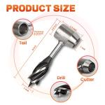 Bushcraft Hand Auger Drill and Folding Saw Set