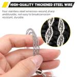 Stainless Steel Survival Wire Saw with Handles