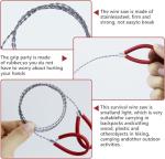 Stainless Steel Cable Saw Set for Survival Basics