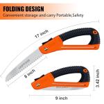 8-Inch Folding Hand Saw with Safety Guard