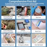 Military-Grade Trauma First Aid Kit - 265 Pieces