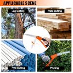 8-Inch Folding Hand Saw with Safety Guard