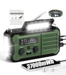 Hand Crank Solar Emergency Radio with Accessories