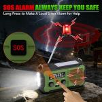 Hand Crank Solar Emergency Radio with Accessories