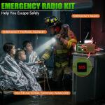Hand Crank Solar Emergency Radio with Accessories