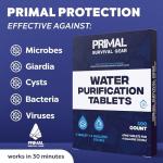 Water Purifier Tablets for Camping and Survival