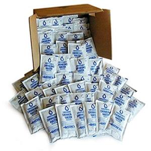 Datrex Survival Water Pouches - 64 Pack