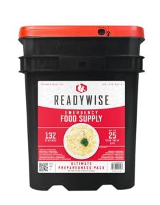 ReadyWise Emergency Food Supply - 132 Servings Bucket