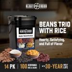 Ready Hour Beans Trio with Rice Survival Kit