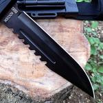 Tactical Bowie Knife with Sheath and Accessories