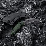 D2 Steel Tactical Claw Knife with Kydex Sheath