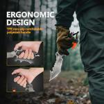 Cozivo Survival Knife with Sheath and Accessories