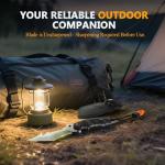 Cozivo Survival Knife with Sheath and Accessories