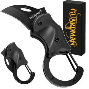 Valentines Keychain Carabiner Pocket Knife for Men