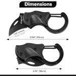 Valentines Keychain Carabiner Pocket Knife for Men