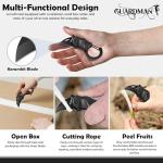 Valentines Keychain Carabiner Pocket Knife for Men