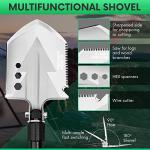 Folding Multi-Tool Survival Shovel with Flashlight
