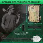 Folding Multi-Tool Survival Shovel with Flashlight