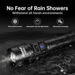 TrixHub Rechargeable Flashlights - 2 Pack, Super Bright