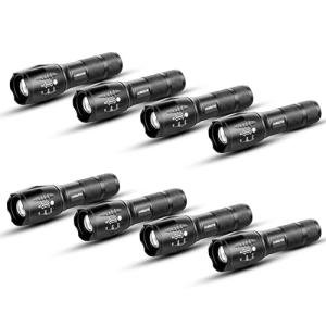 8 Pack LED Emergency Flashlights - Water Resistant