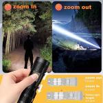 Hoxida Rechargeable Tactical Flashlight - Super Bright