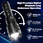 Rechargeable Super Bright High Lumens Flashlight